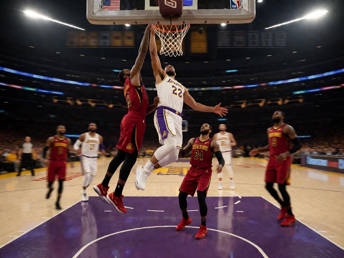 NBA季后赛激烈对抗场景